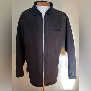 REALISTIC  Men's M Black Lightweight Fleece Jacket.  Pre-owned.